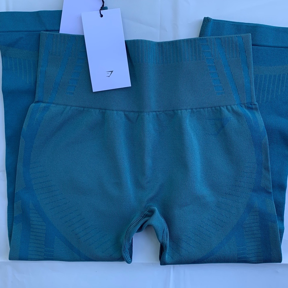 Gymshark Geo Ombré Seamless Cropped Leggings